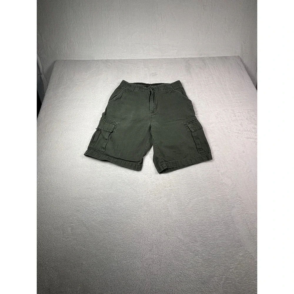 Boy Scouts of America BSA Youth Cargo Shorts Olive Green Official Uniform Sz 16